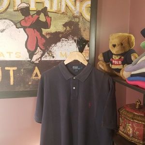 🏇🏽 POLO by RALPH LAUREN Blue Shirt Mens L Large